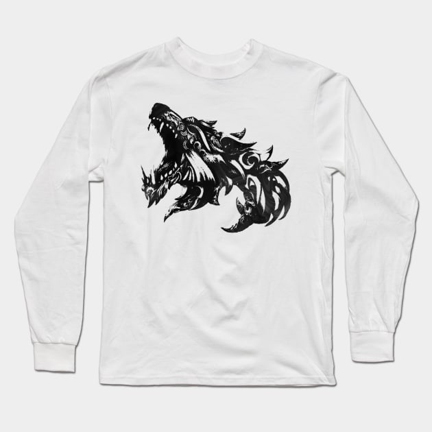 werewolf art Long Sleeve T-Shirt by Hedgeh0g